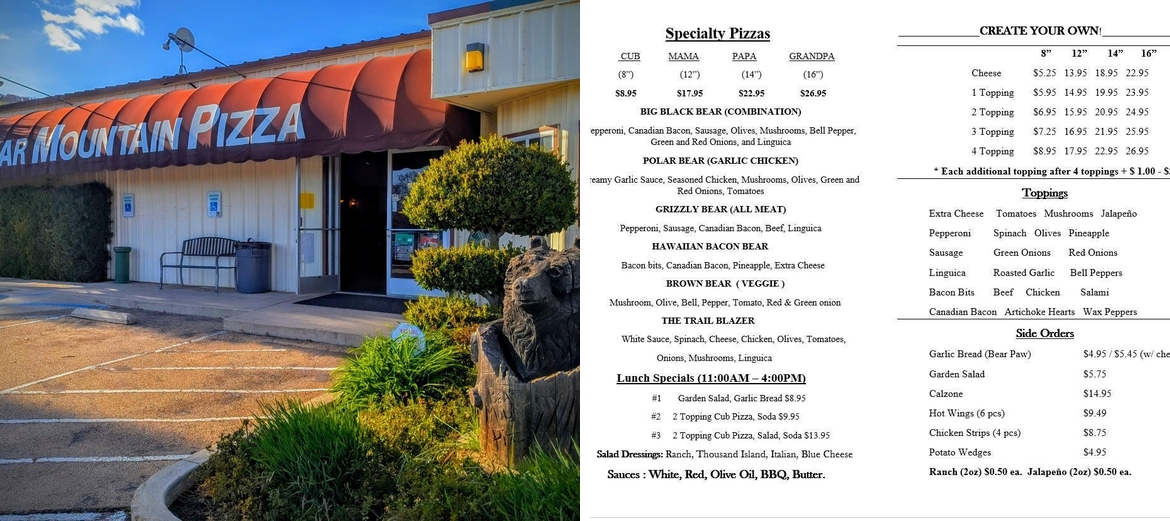 Bear Mountain Pizza