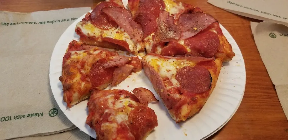 Pepperoni and Ham Pizza
