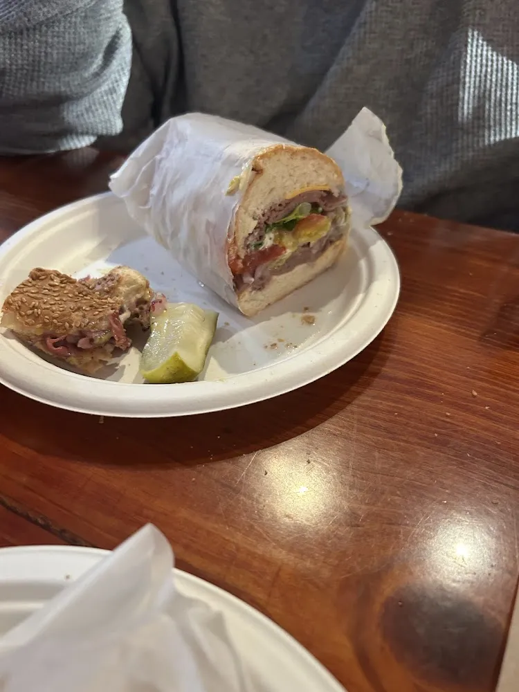 Roast Beef Sandwich with Everything